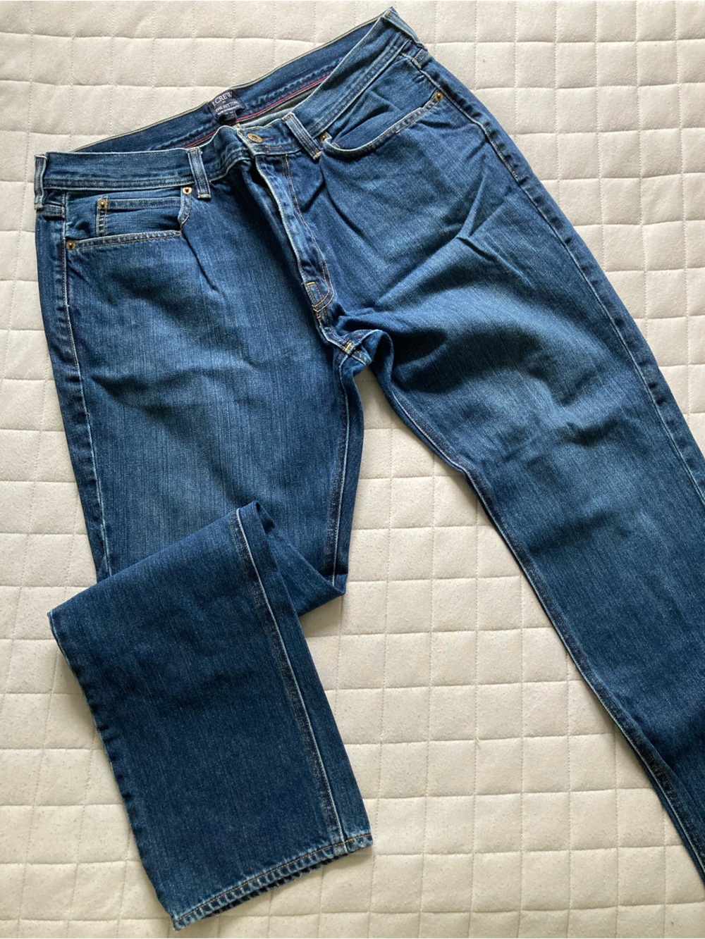 J. Crew Men’s Classic Straight Leg Blue Jeans